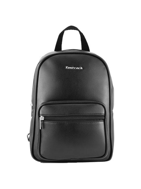 fastrack black medium backpack