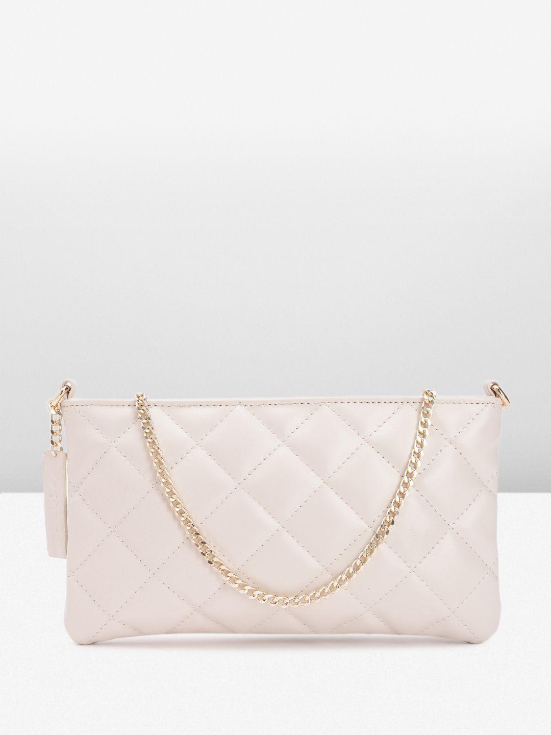 fastrack textured quilted purse clutch