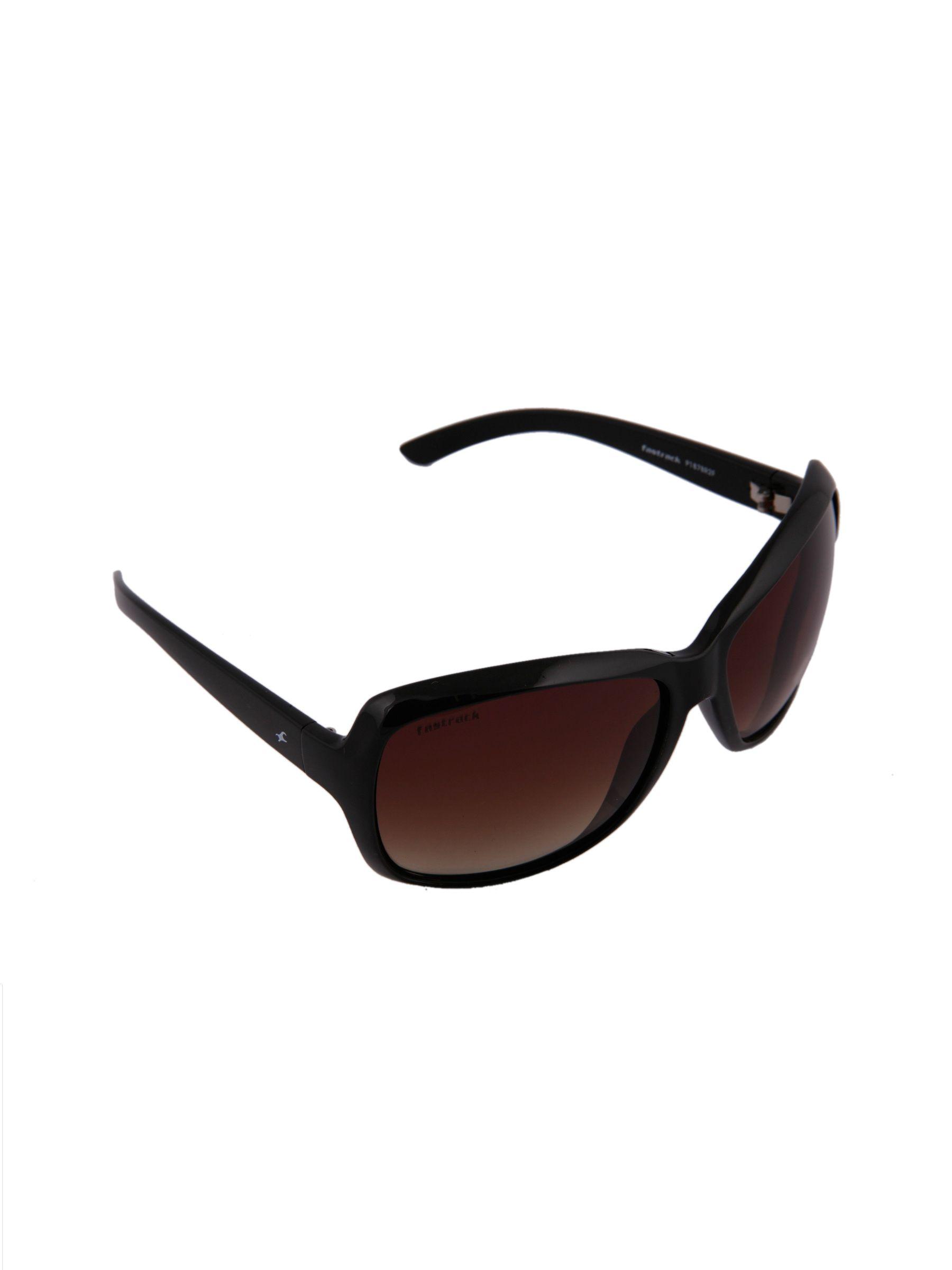 fastrack women basics brown sunglasses