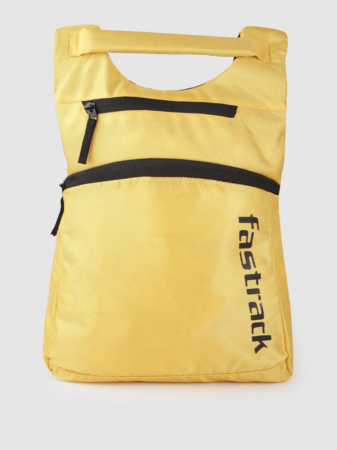 fastrack women brand logo print backpack