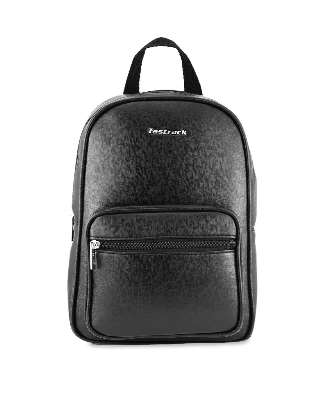 fastrack women medium size textured backpack