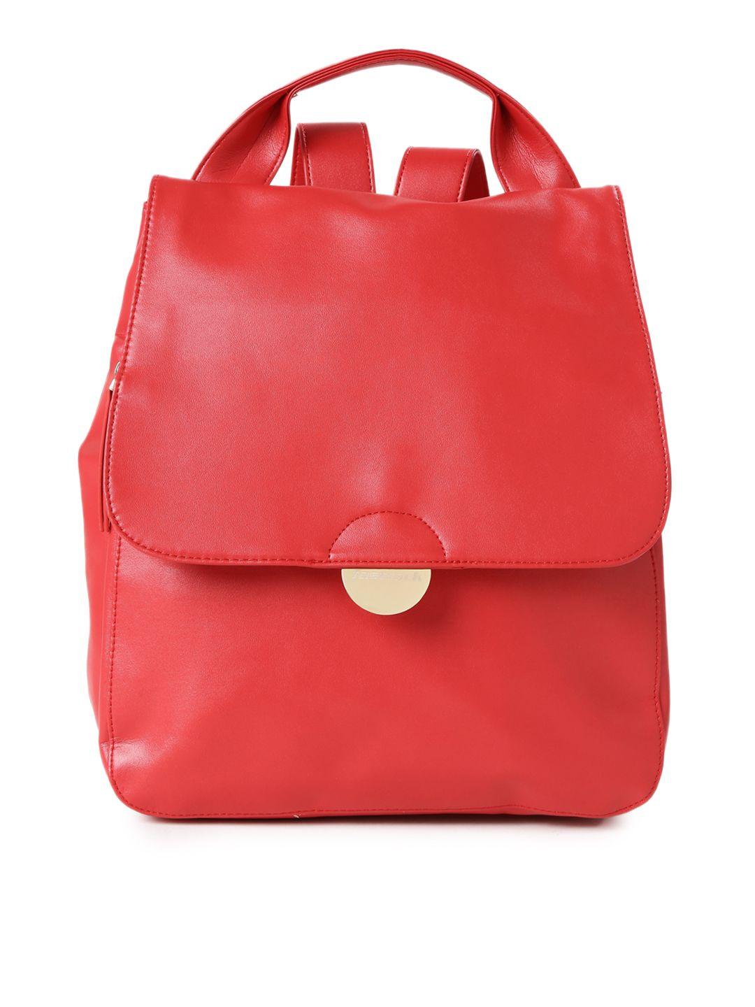 fastrack women red backpack