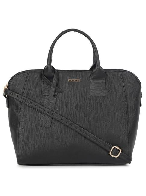 fastrack black medium laptop bag