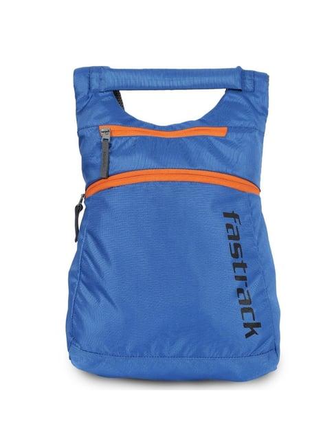 fastrack cobalt blue backpack for women