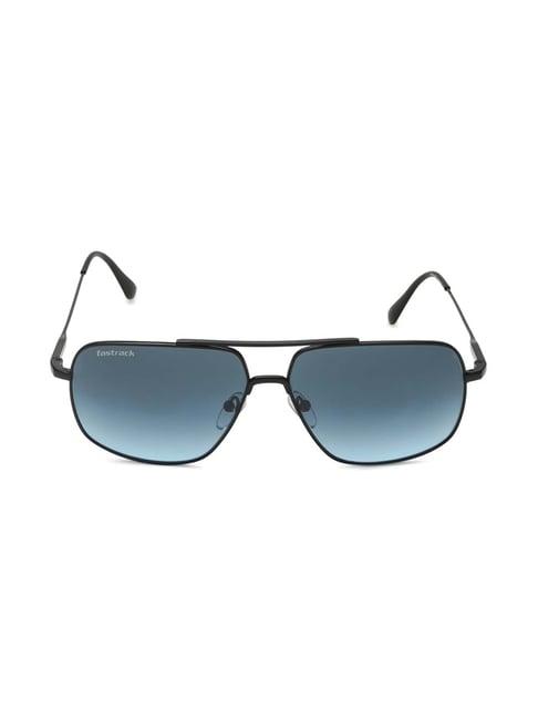 fastrack m225bk2g blue aviator