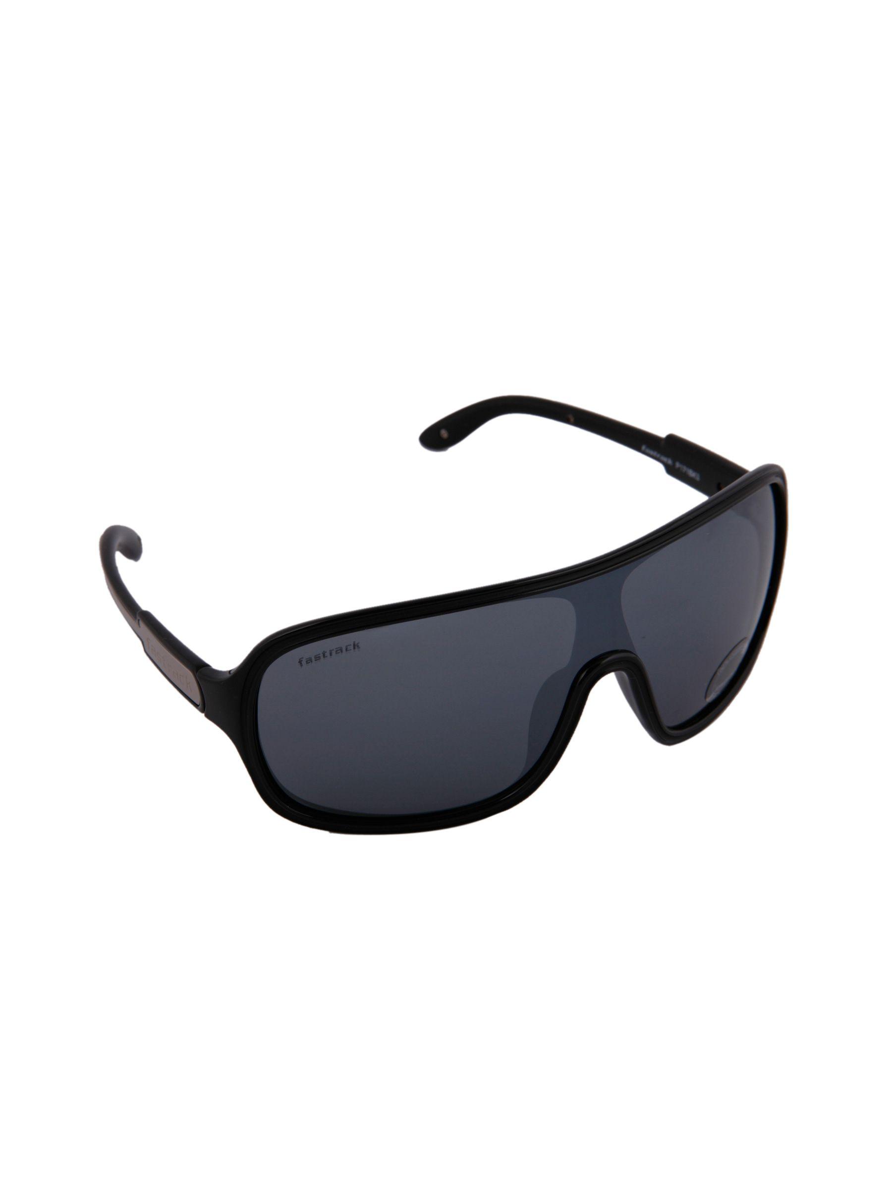 fastrack men hip hop black sunglasses