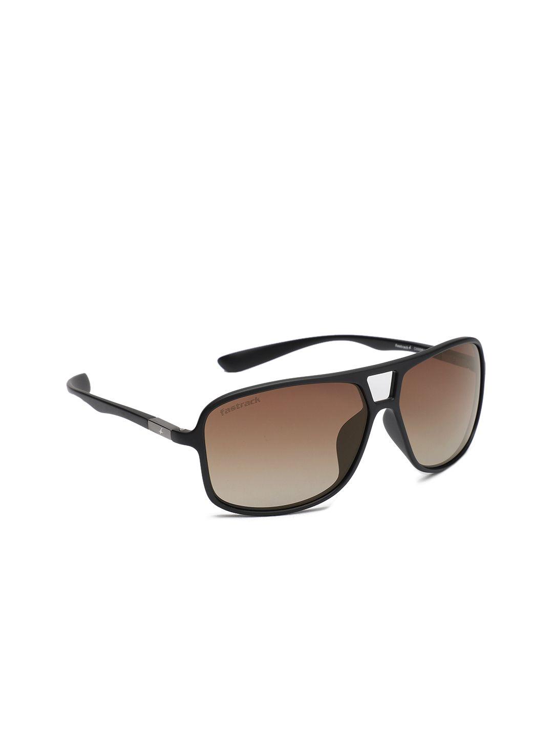 fastrack men rectangle sunglasses c098br1