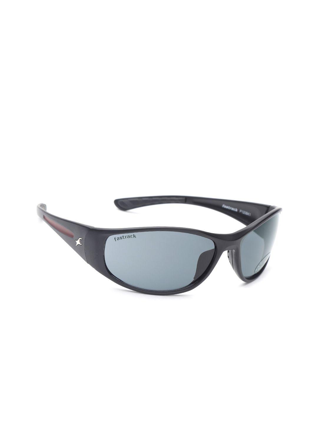 fastrack men rectangle sunglasses p120bk1