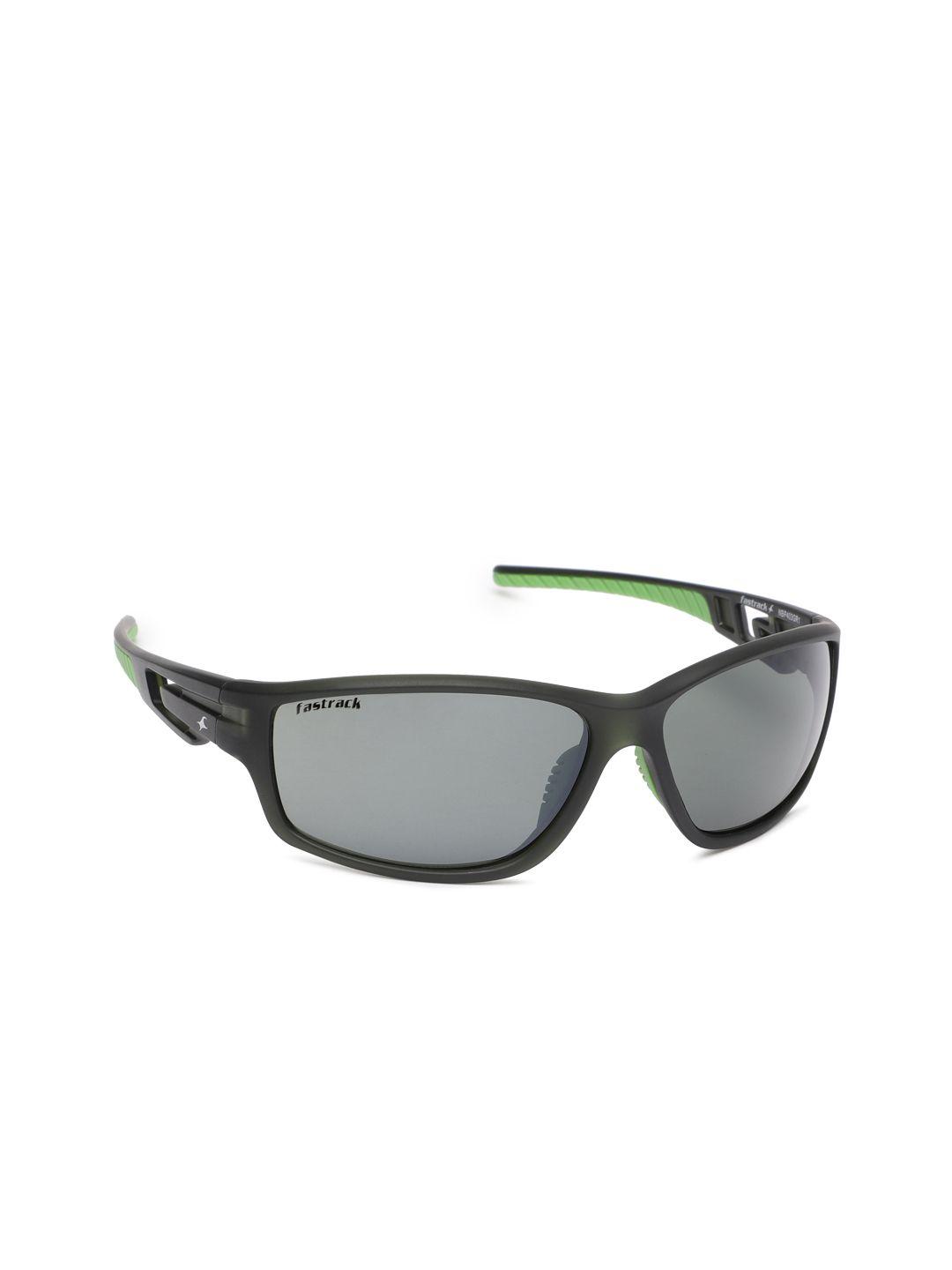 fastrack men rectangle sunglasses p403gr1