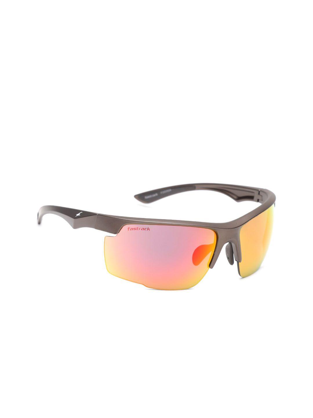 fastrack men sports sunglasses nbp385rd4