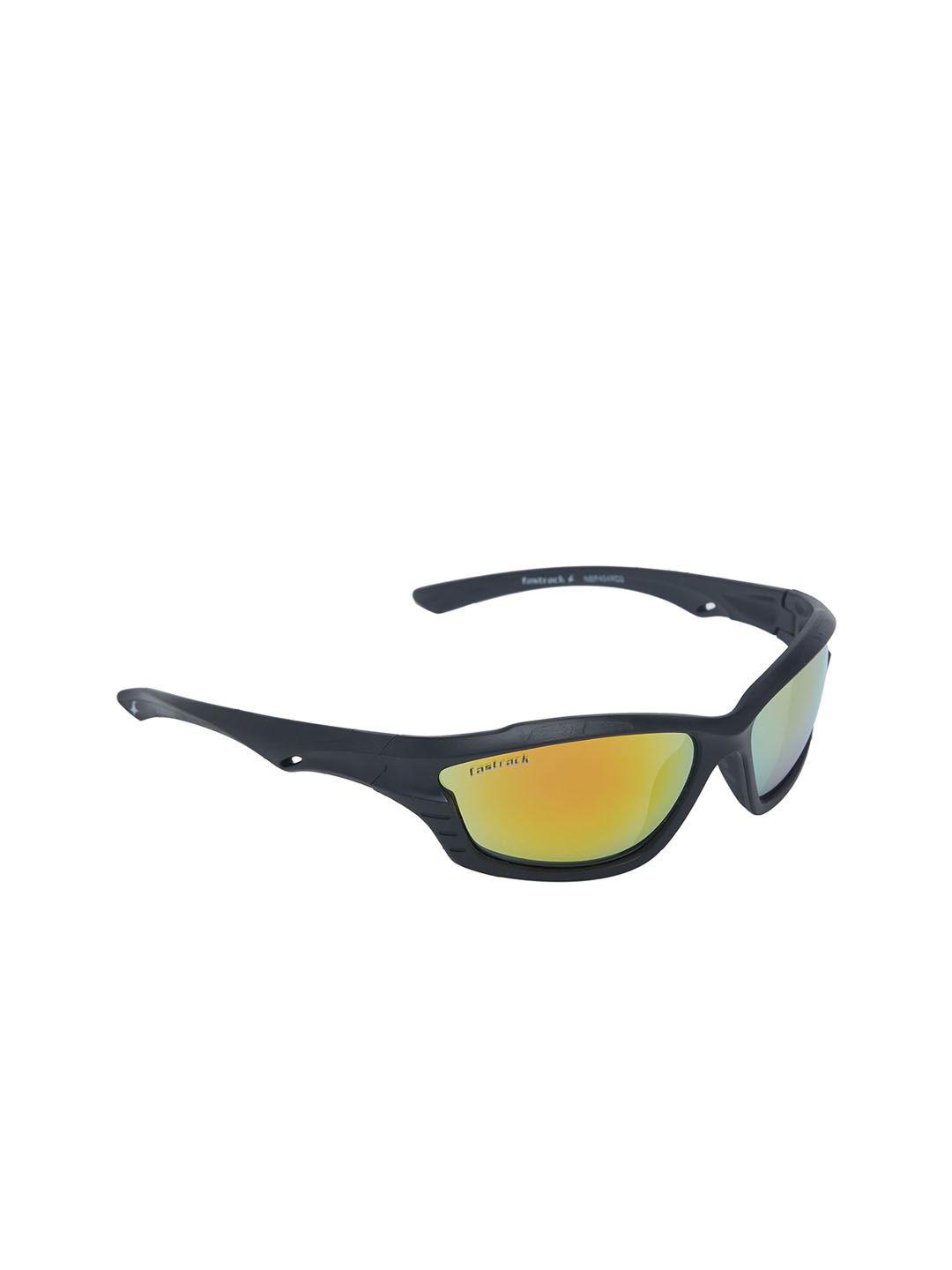 fastrack men sports uv protected sunglasses p404rd2