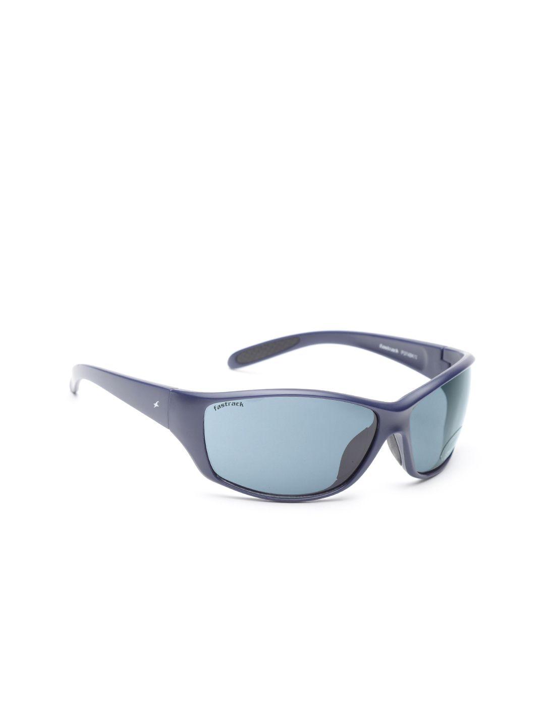 fastrack men uv protected rectangle sunglasses nbp374bk1i