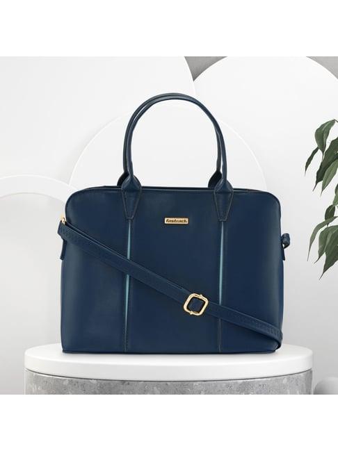 fastrack navy solid handbag