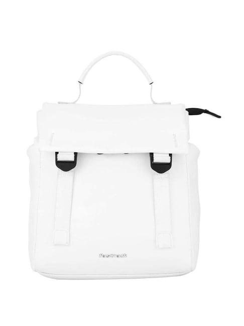 fastrack ss23 optic white solid medium backpack