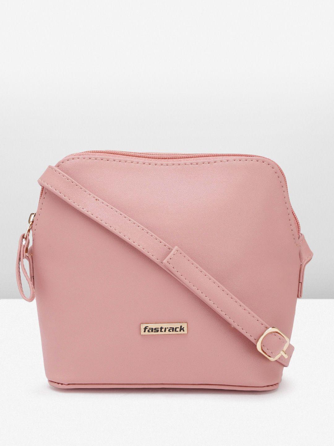 fastrack structured sling bag