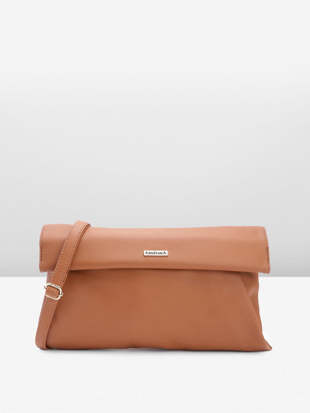 fastrack structured sling bag