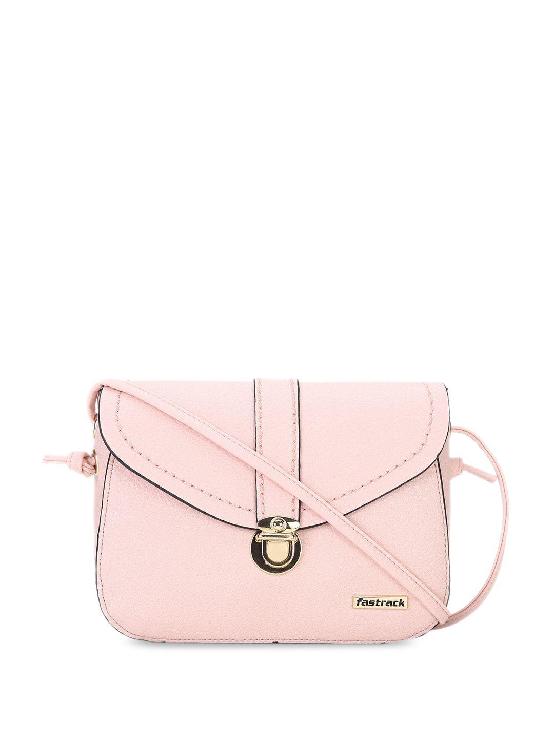 fastrack structured sling bag