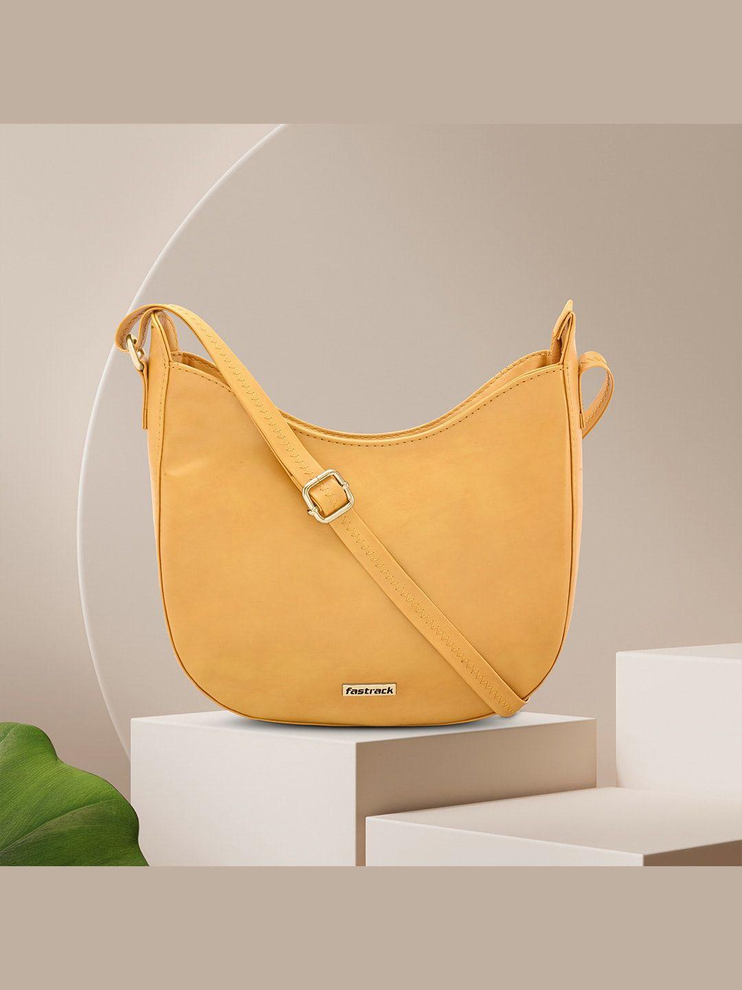 fastrack structured sling bag