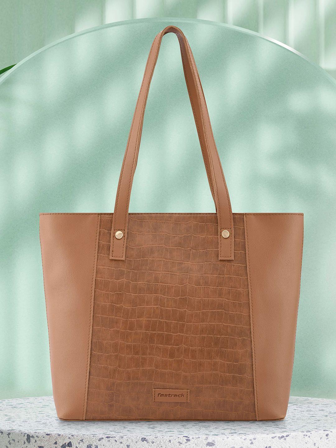 fastrack structured tote bag