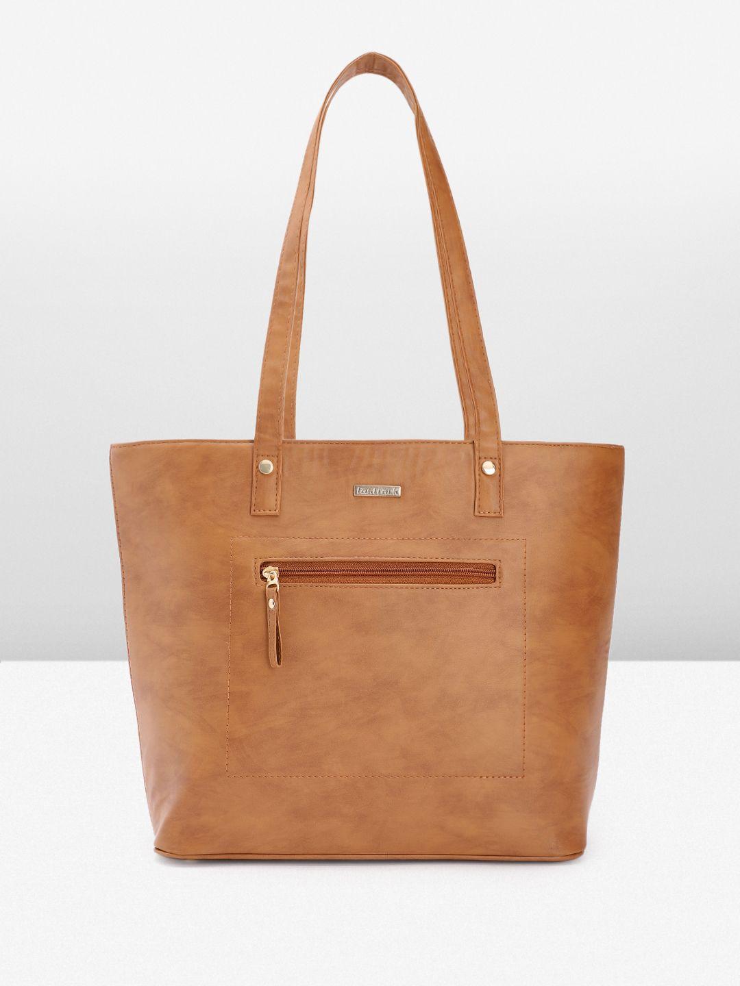 fastrack textured tote bag