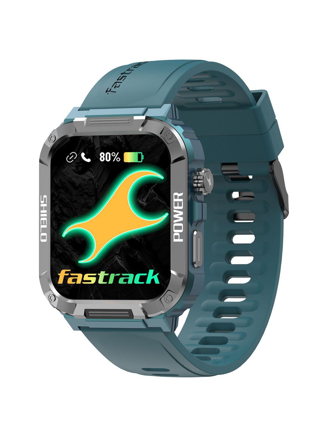 fastrack vigor with 1.91" super hd display with single sync bt calling rugged smartwatch