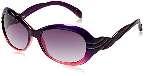 fastrack women's gradient black lens bugeye sunglasses