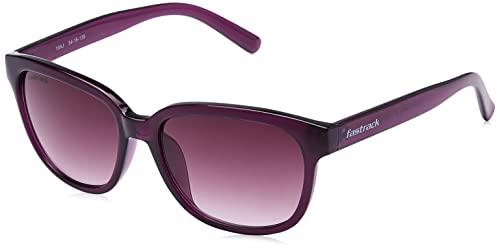 fastrack women's gradient pink lens square non polarization sunglasses,small