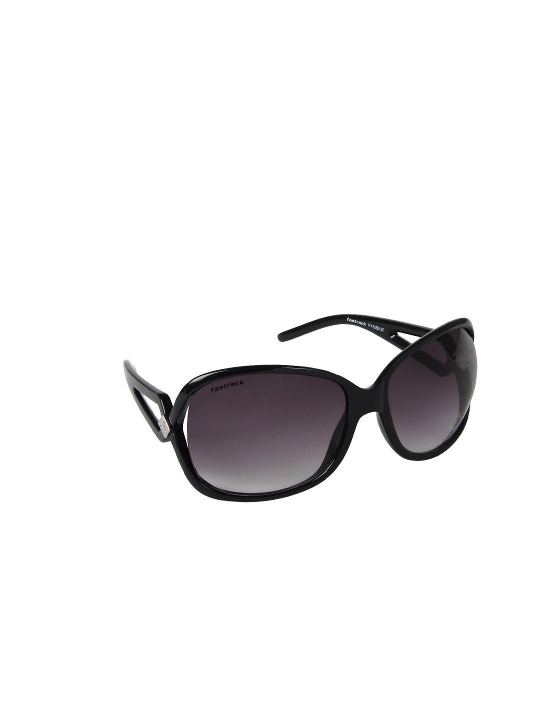 fastrack women black uv protected sunglasses