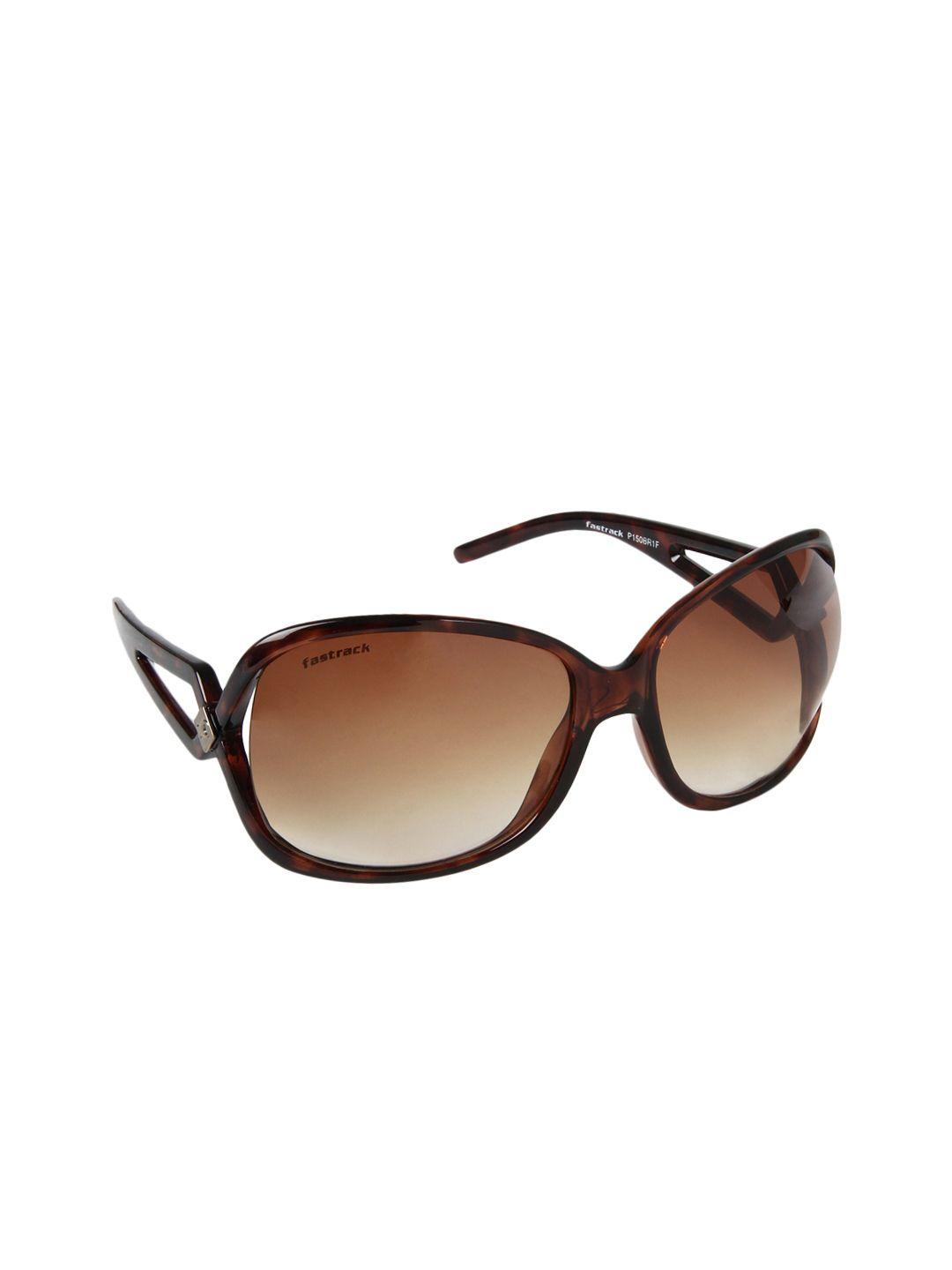 fastrack women brown uv protected sunglasses