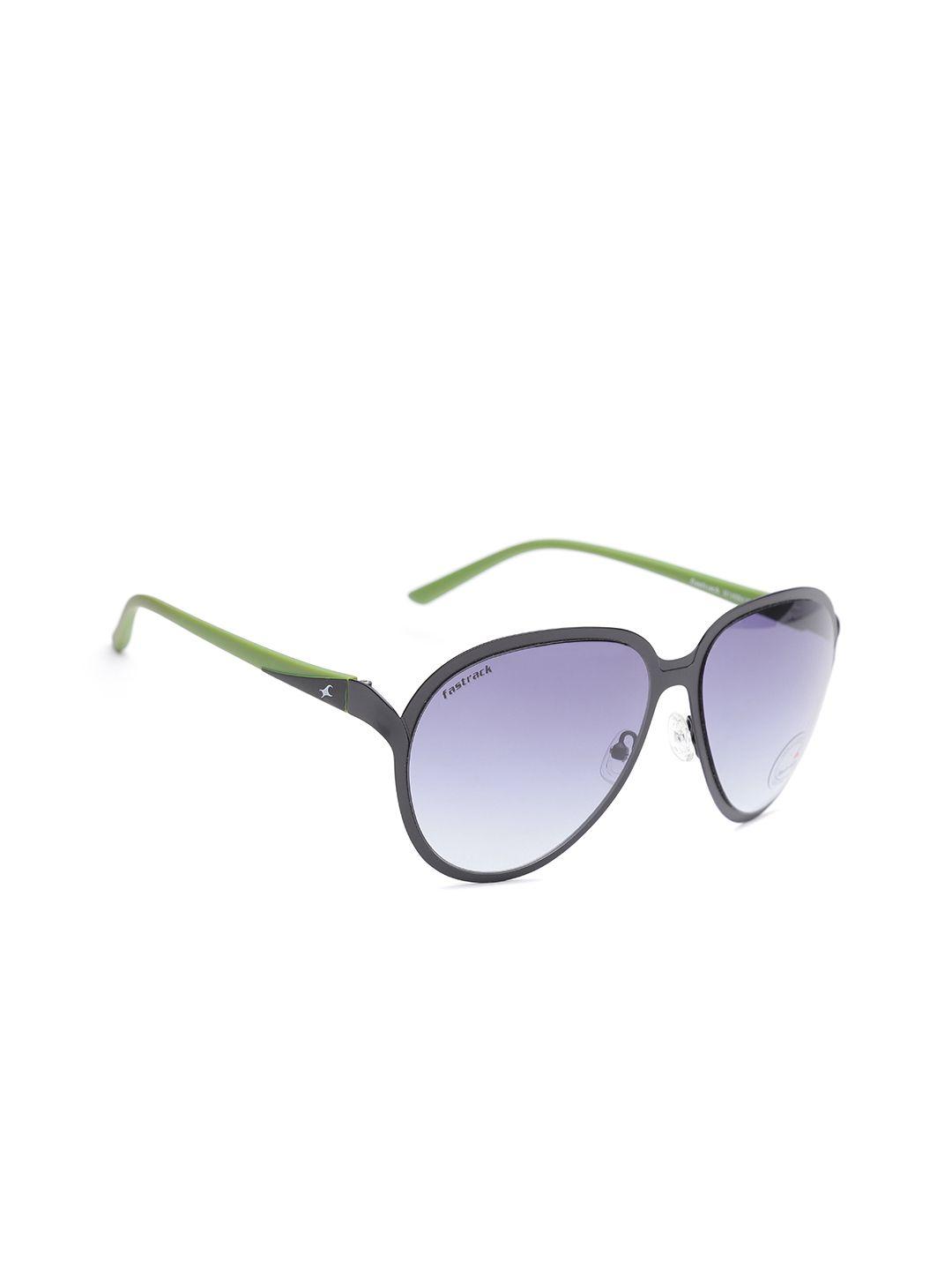 fastrack women oval sunglasses nbm146bk1f