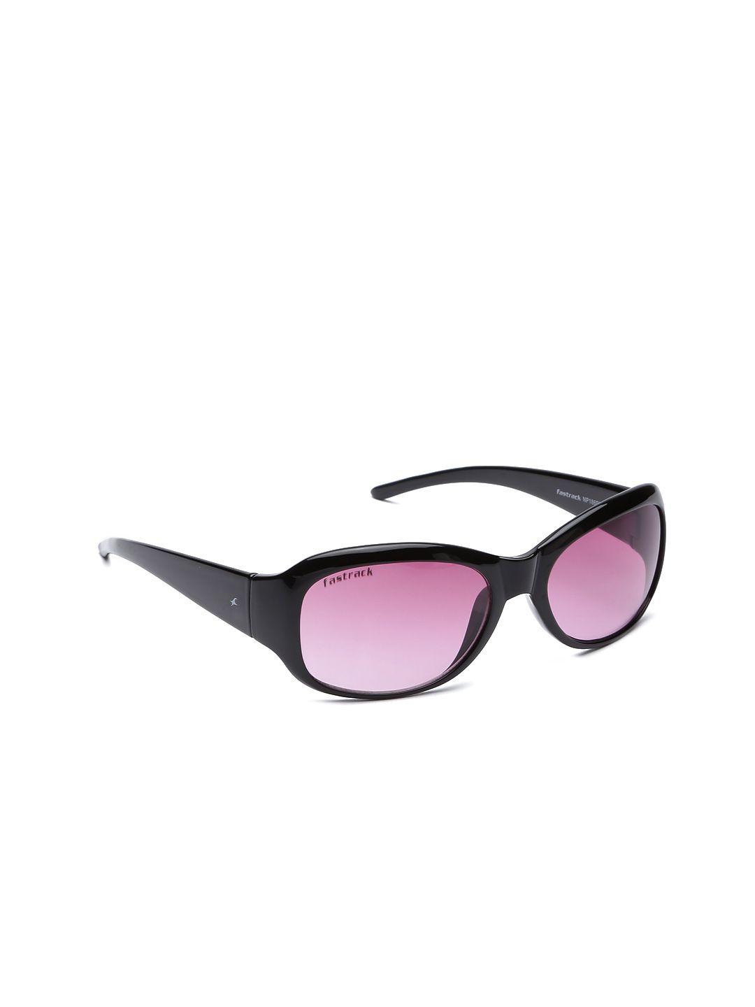 fastrack women oval sunglasses nbp186pr2f