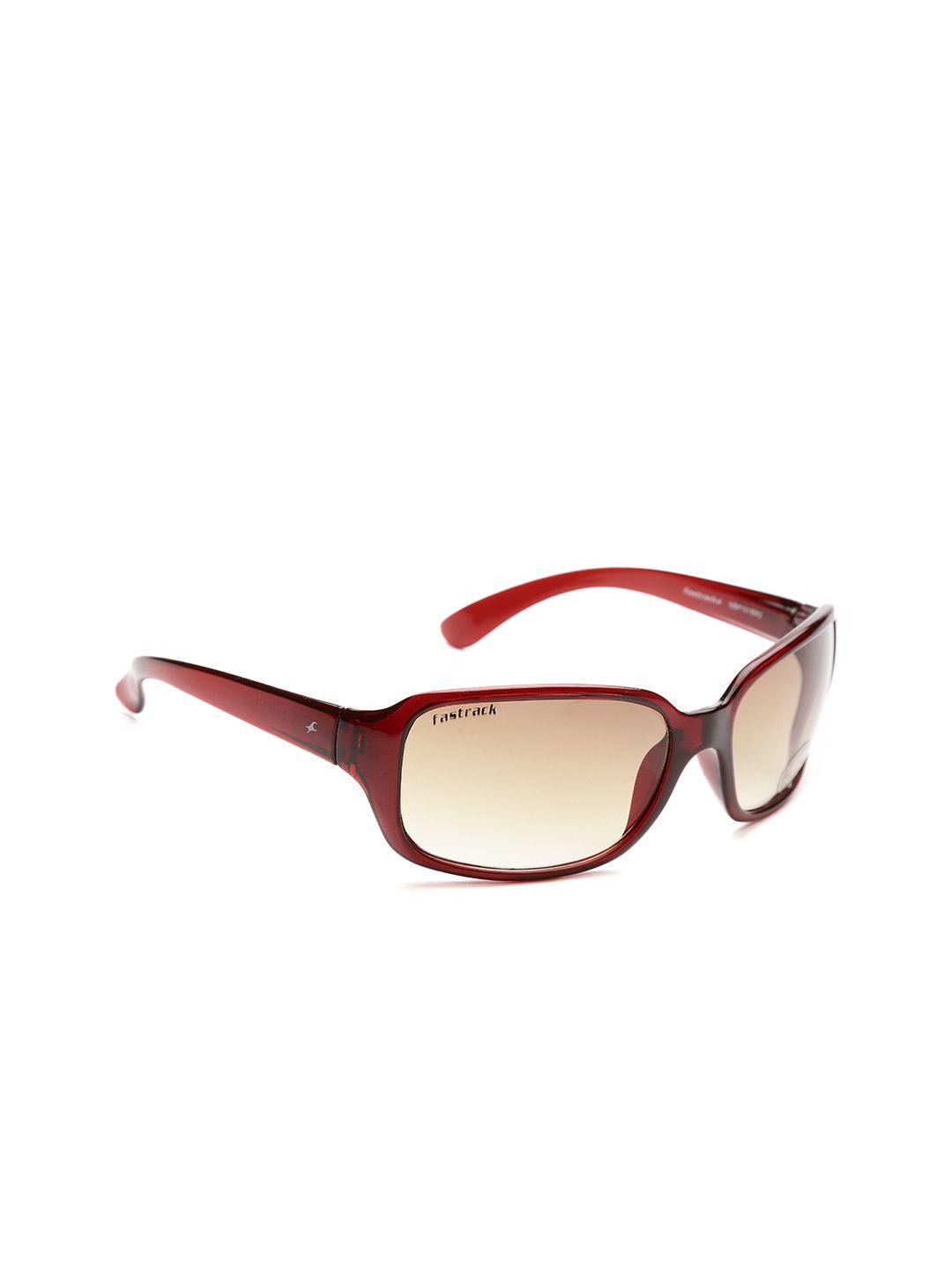 fastrack women rectangle sunglasses nbp101br2