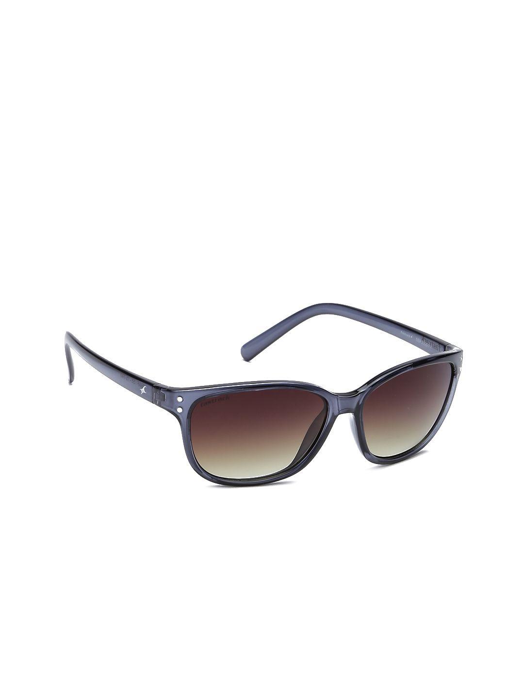 fastrack women rectangle sunglasses nbp305br1f