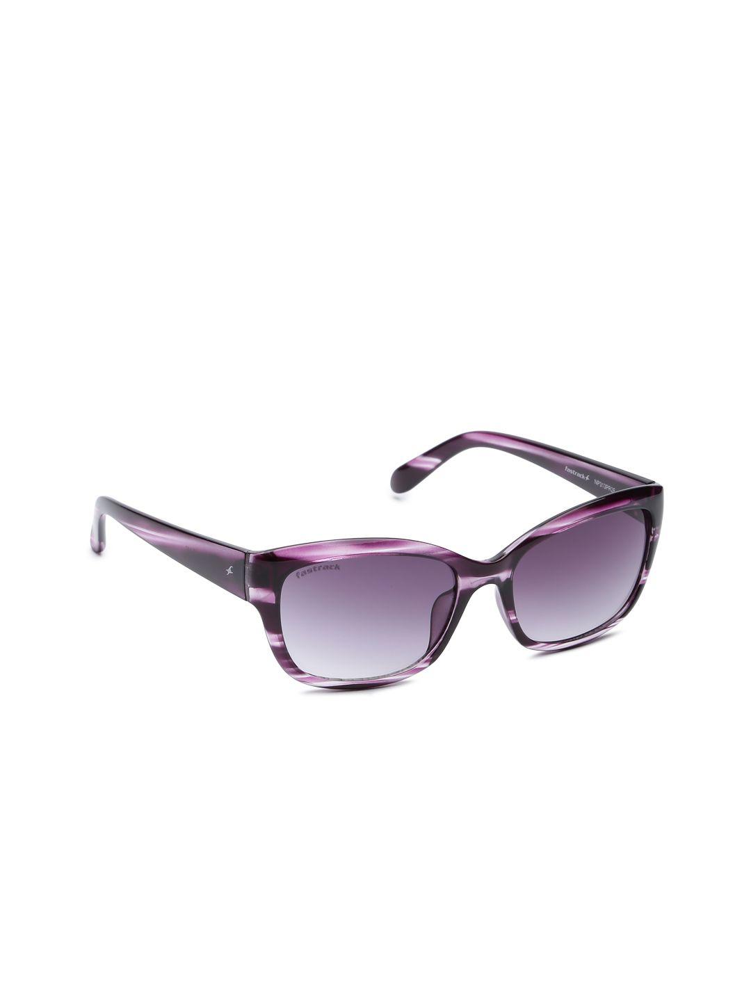 fastrack women rectangle sunglasses nbp313pr2f