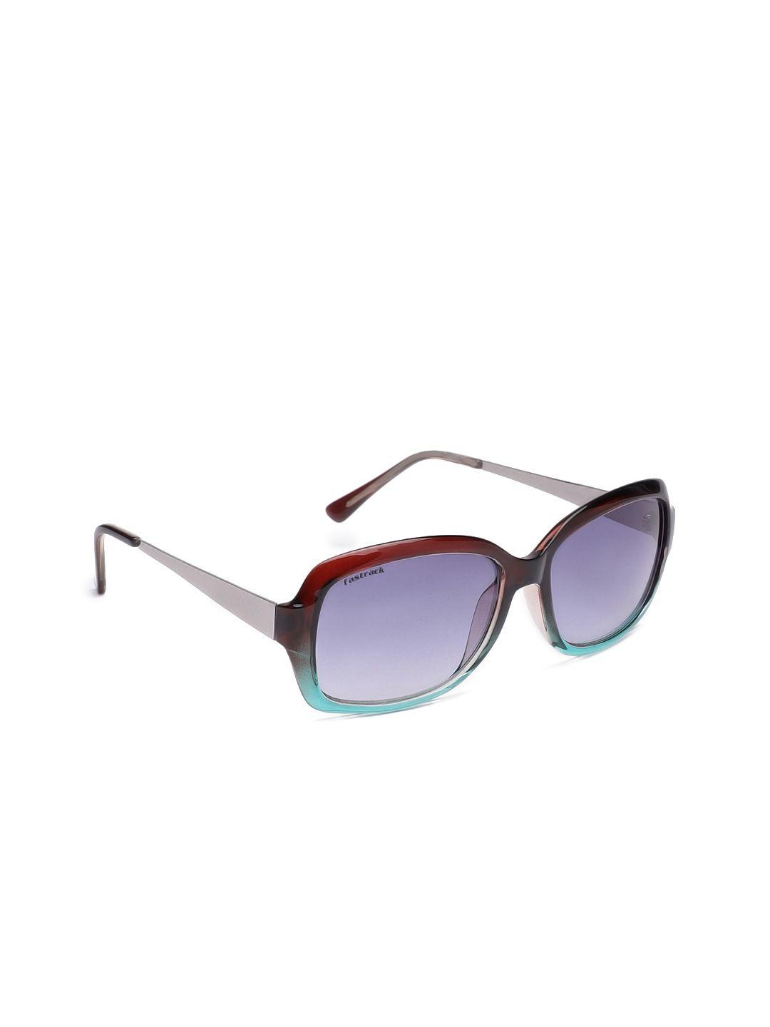 fastrack women rectangle sunglasses nbp324bu2f