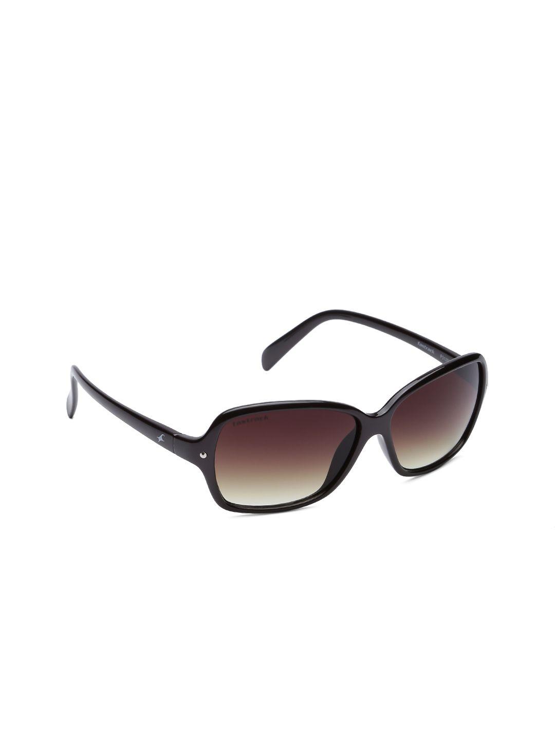 fastrack women square sunglasses nbp312br1f