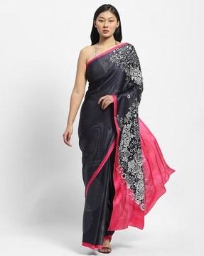 faulkner's fall embellished saree