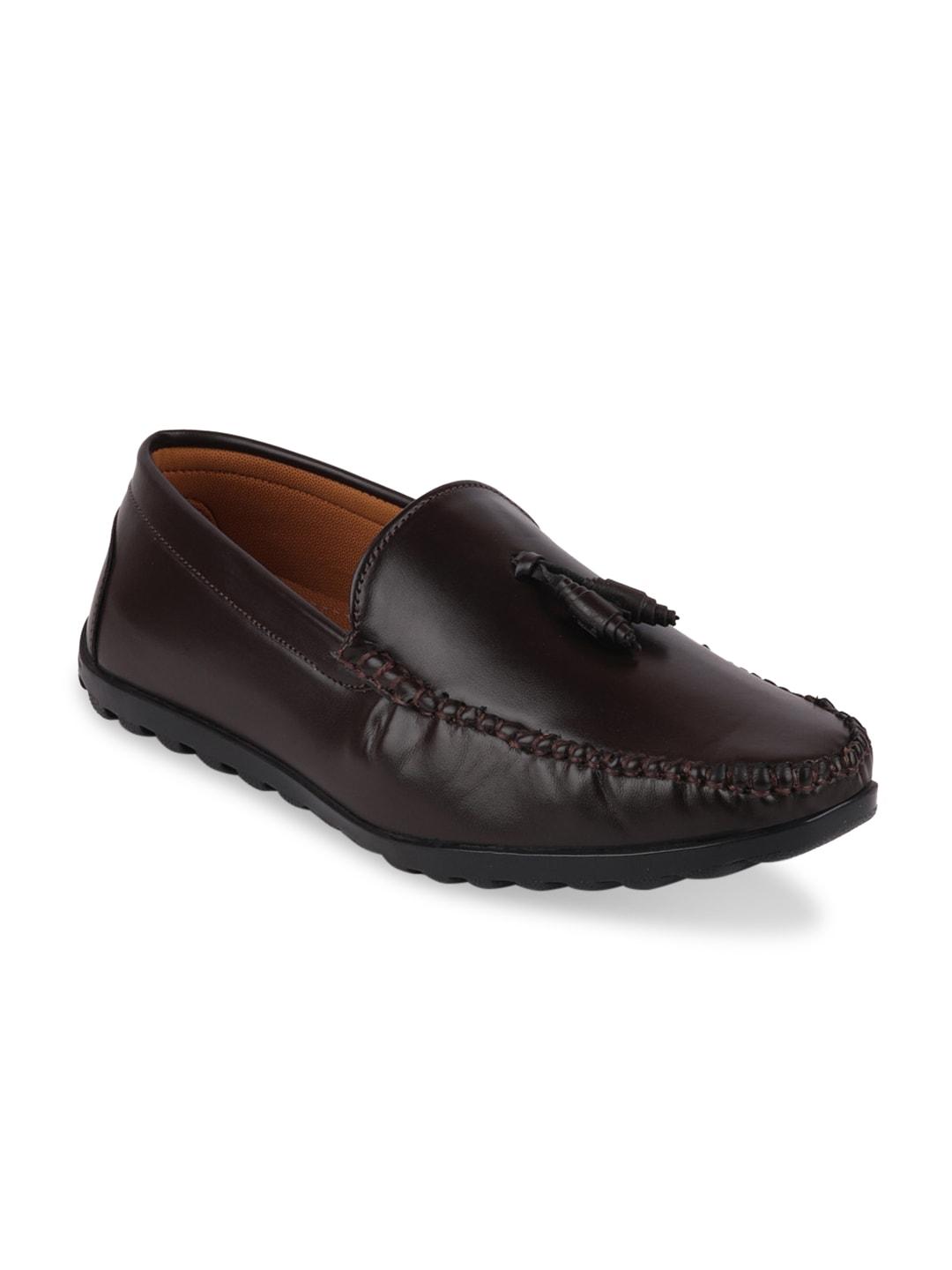 fausto men brown loafers