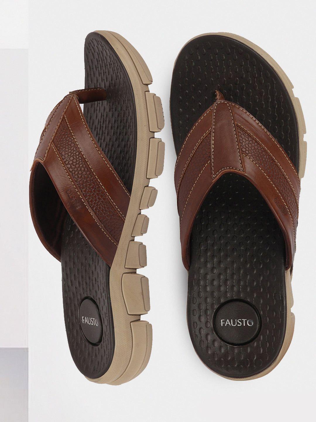 fausto-men-tan-flexible-ultrasoft-outdoor-&-house-slippers