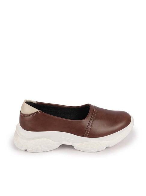 fausto women's brown casual pumps