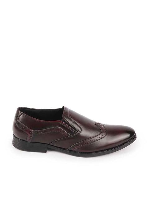 fausto men's cherry formal loafers