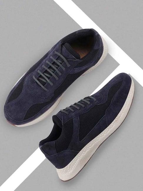 fausto men's navy casual sneakers