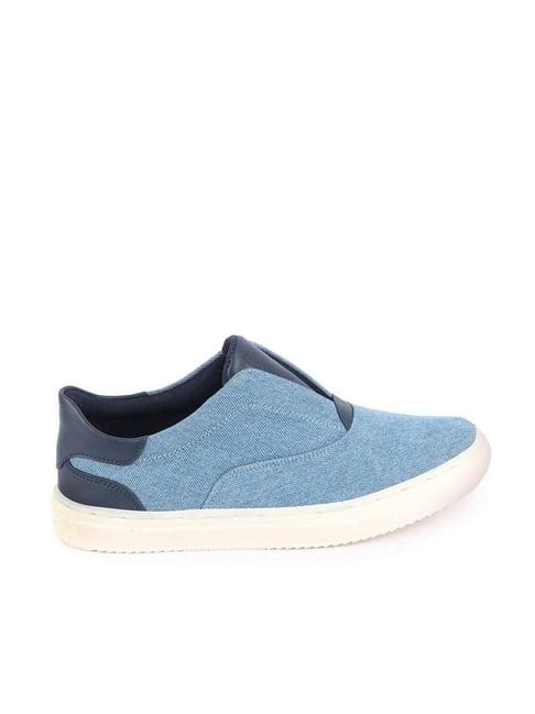 fausto men's sky blue casual sneakers