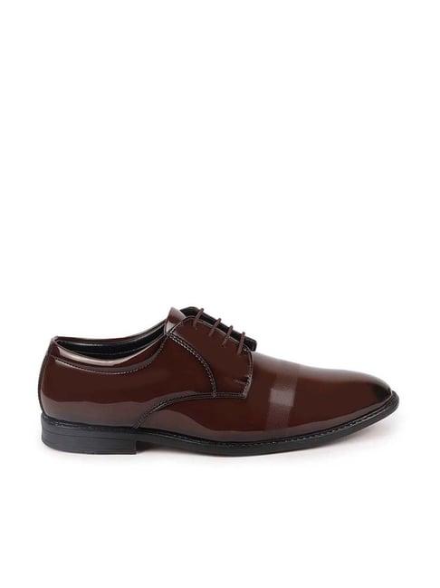 fausto men's tan derby shoes