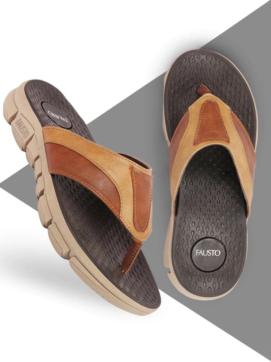 fausto men thong flip-flops