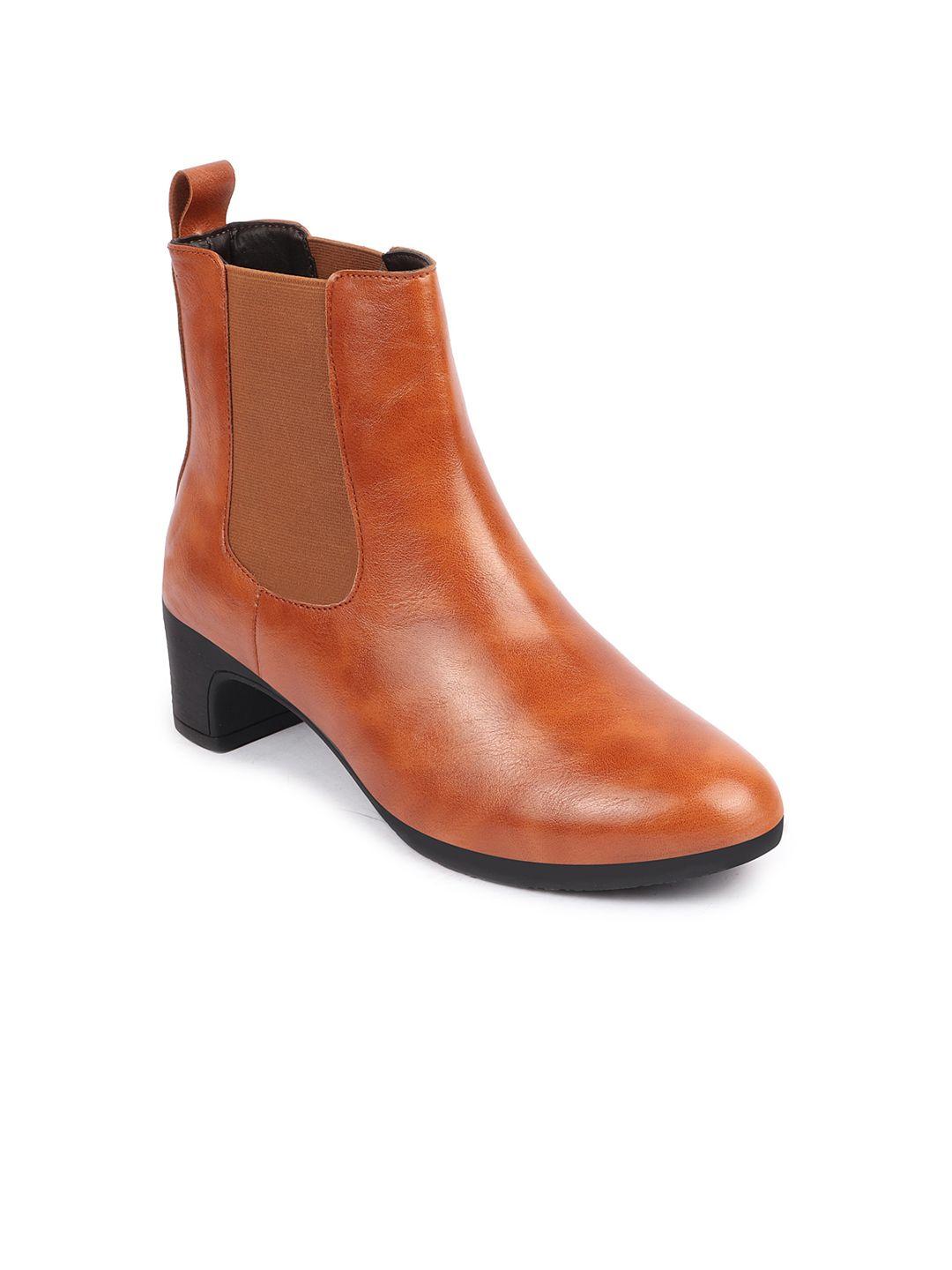 fausto women textured mid-top chelsea boots