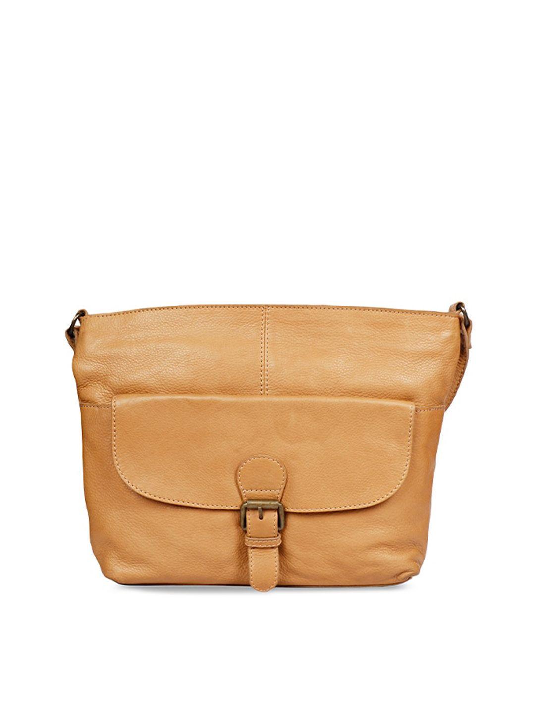 favore textured leather sling bag