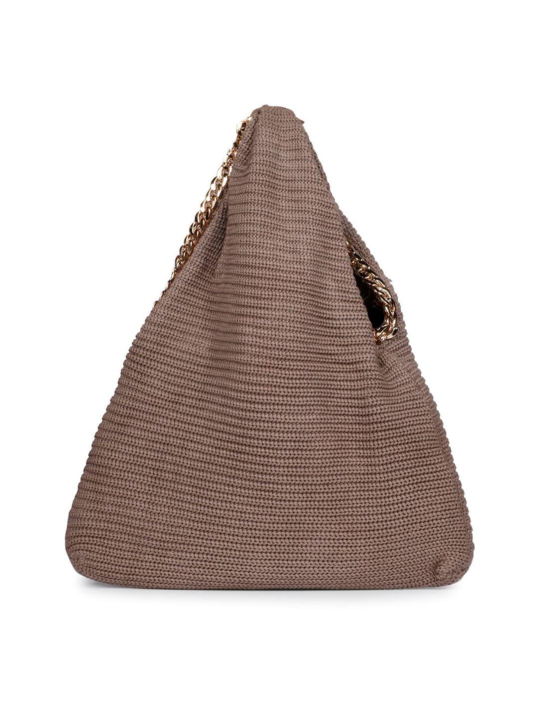 favore textured bucket hobo bag