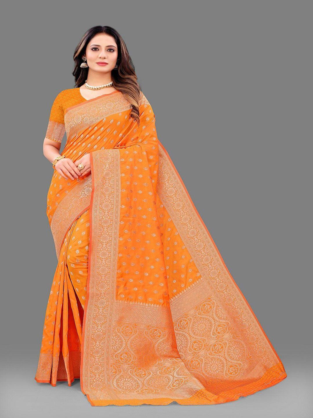 faxofab woven design zari pure silk designer banarasi saree