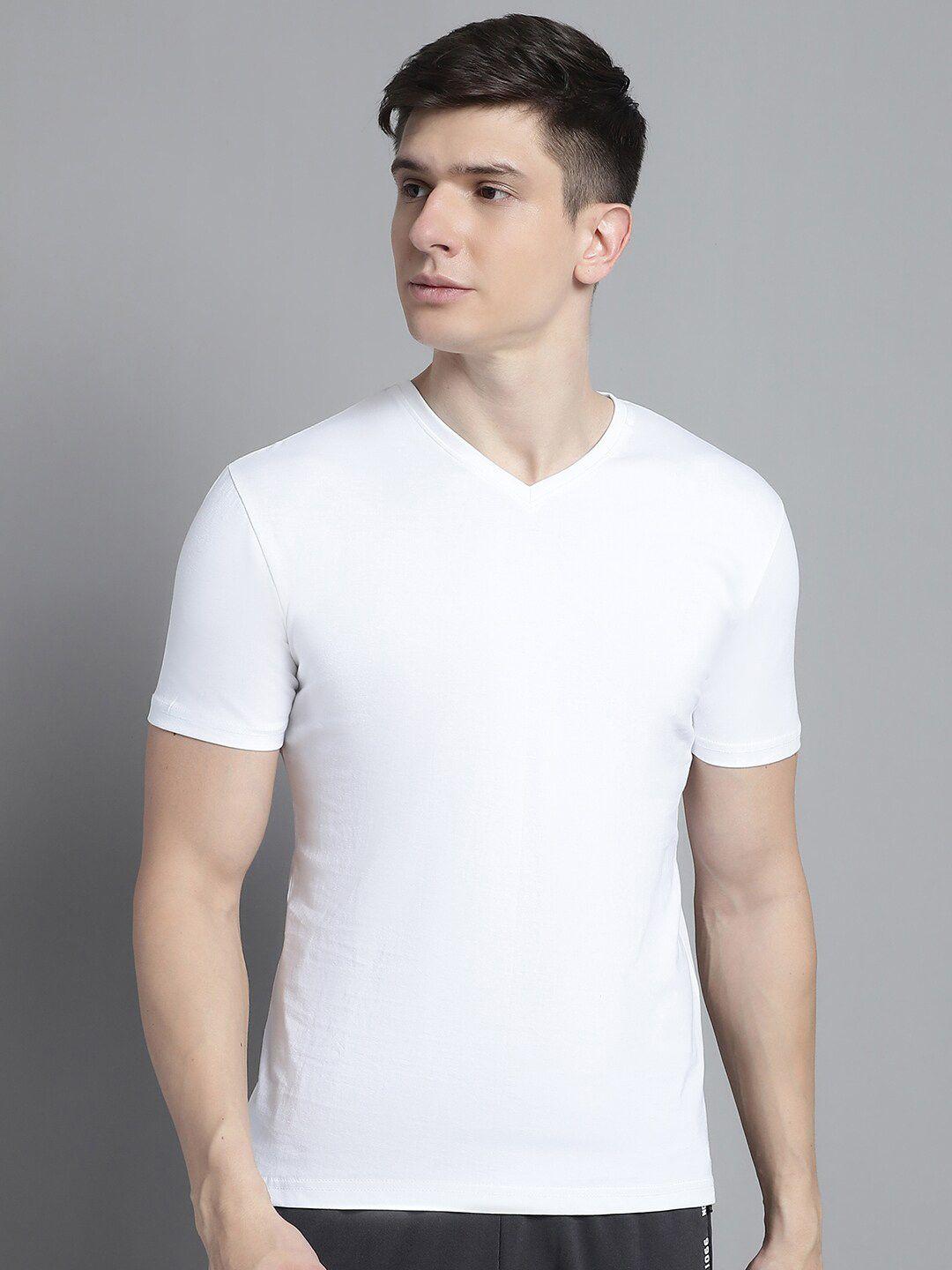 fbar v-neck slim fit pure cotton tshirt